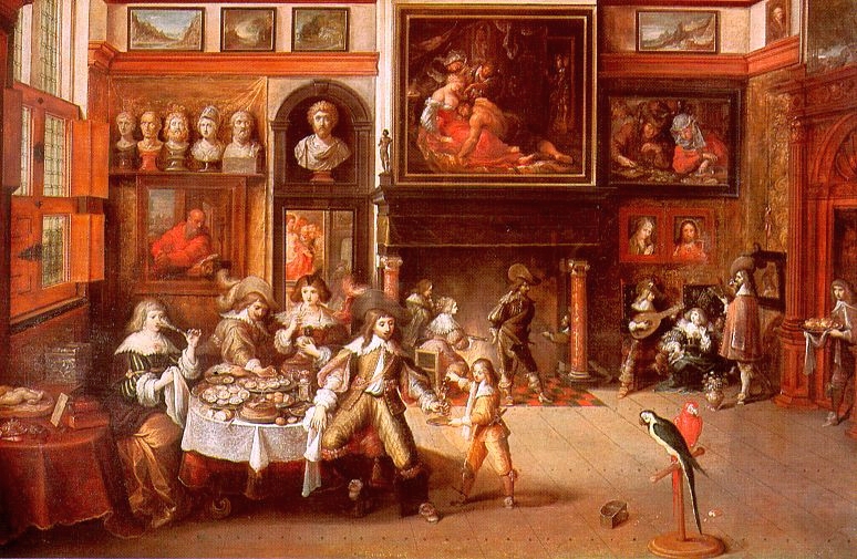 Frans Francken II Gastmahl im Hause des Burgermeisters Rockox